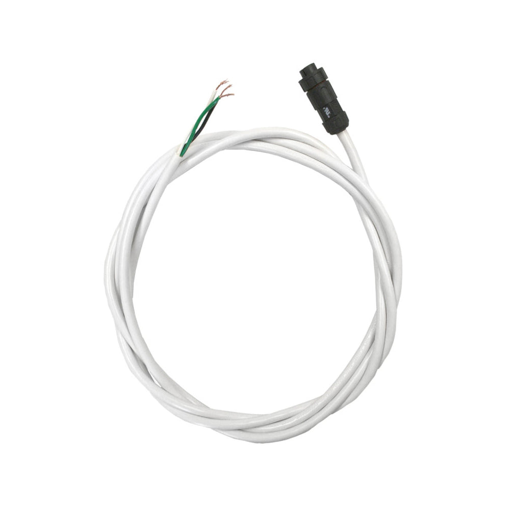 15A 120-277V 3 fils 10' cordon blanc WP Twist Connect