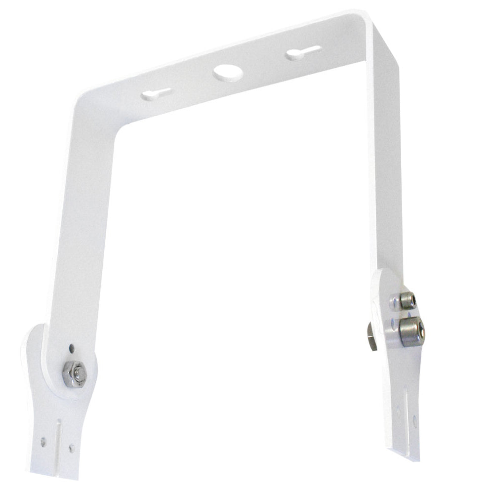 9" x 9" Aluminum Swivel Yoke Bracket White
